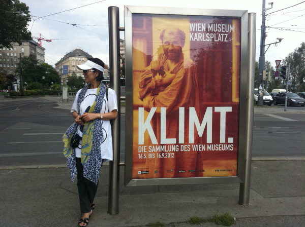with Klimt.JPG